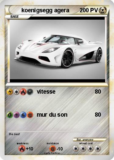 Pokemon koenigsegg agera