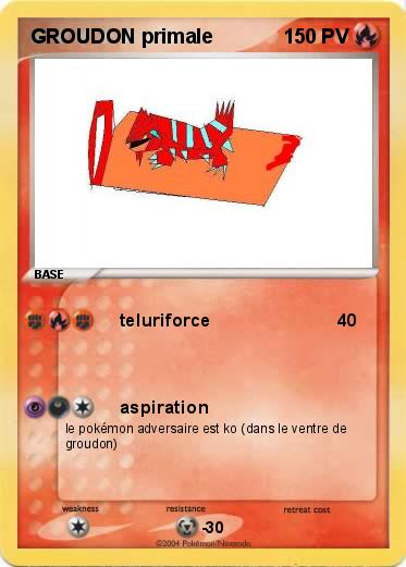 Pokemon GROUDON primale