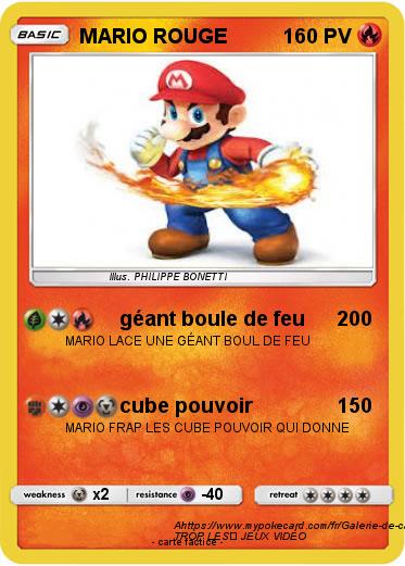 Pokemon MARIO ROUGE