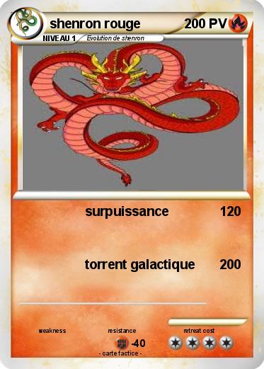 Pokemon shenron rouge