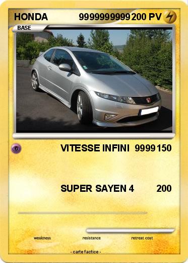 Pokemon HONDA            9999999999
