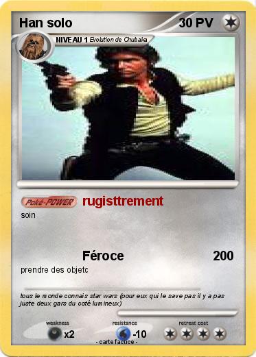Pokemon Han solo