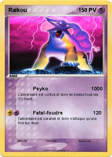 Pokemon Raikou