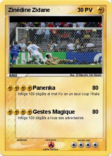 Pokemon Zinédine Zidane