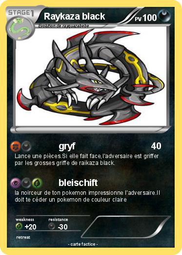 Pokemon Raykaza black