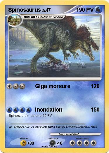 Pokemon Spinosaurus