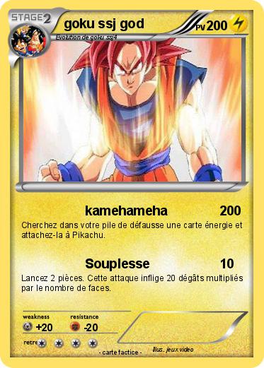 Pokemon goku ssj god