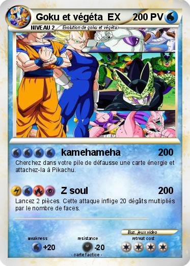 Pokemon Goku et végéta  EX