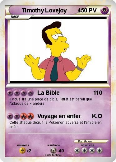 Pokemon Timothy Lovejoy       4