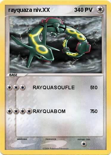 Pokemon rayquaza niv.XX                3 