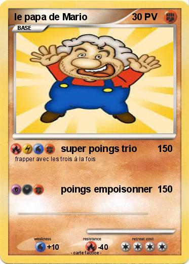 Pokemon le papa de Mario