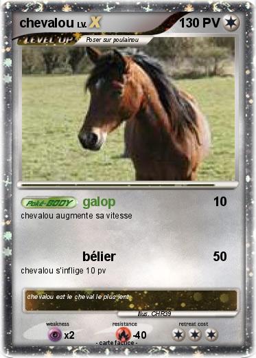 Pokemon chevalou
