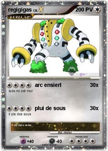 Pokemon regigigas