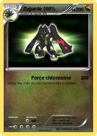 Pokemon Zygarde 100%