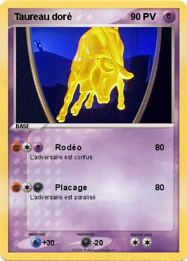 Pokemon Taureau doré