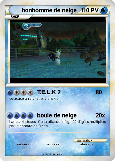 Pokemon bonhomme de neige
