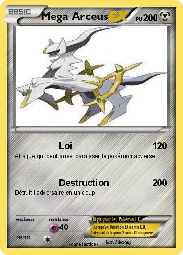 Pokemon Mega Arceus