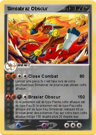 Pokemon Simiabraz Obscur