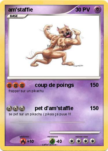 Pokemon am'staffie