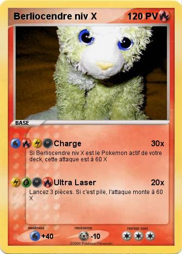 Pokemon Berliocendre niv X