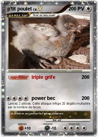 Pokemon p'tit poulet