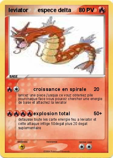 Pokemon leviator      espece delta 