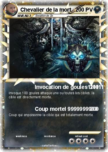 Pokemon Chevalier de la mort