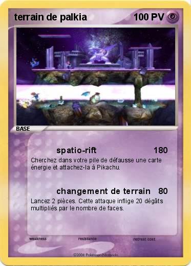 Pokemon terrain de palkia