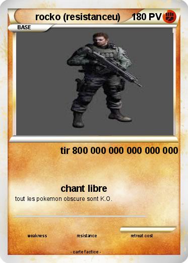 Pokemon rocko (resistanceu)