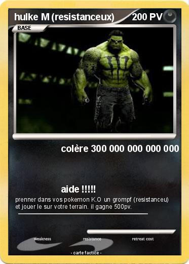 Pokemon hulke M (resistanceux)