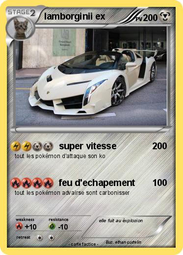 Pokemon lamborginii ex