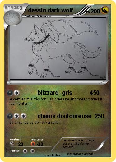 Pokemon dessin dark wolf