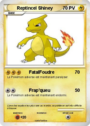 Pokemon Reptincel Shiney