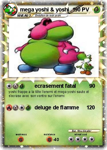 Pokemon mega yoshi & yoshi  1