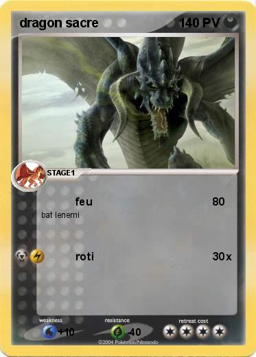 Pokemon dragon sacre