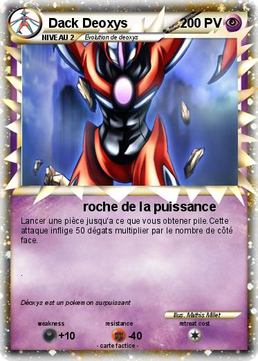 Pokemon Dack Deoxys