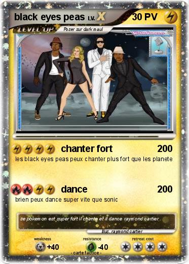 Pokemon black eyes peas