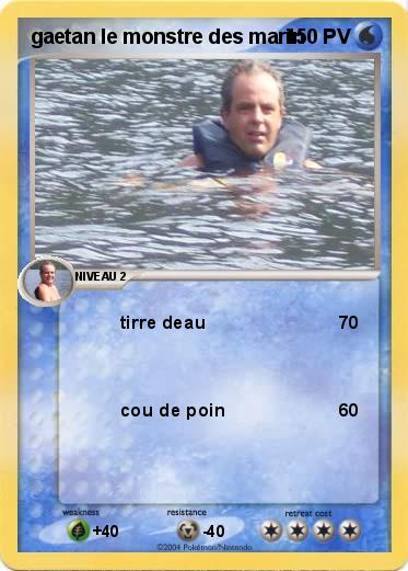 Pokemon gaetan le monstre des marin