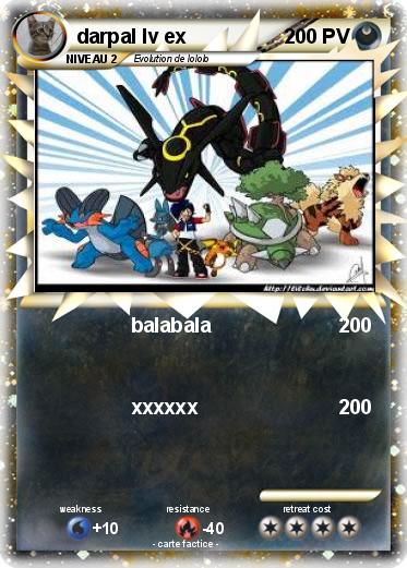 Pokemon darpal lv ex