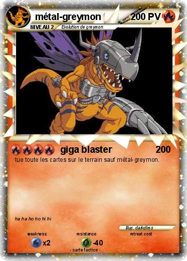 Pokemon métal-greymon