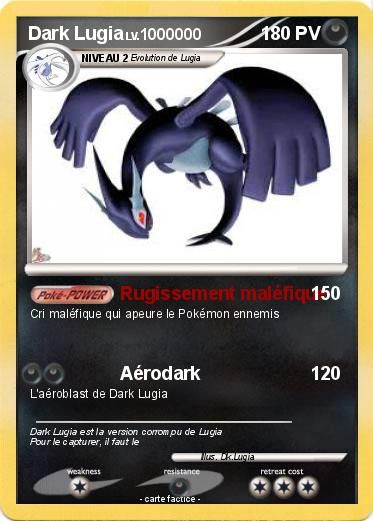 Pokemon Dark Lugia