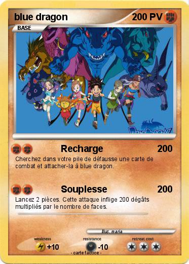 Pokemon blue dragon