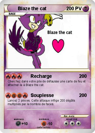 Pokemon Blaze the cat