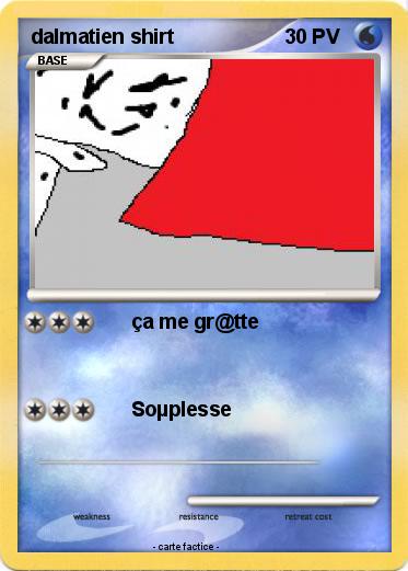 Pokemon dalmatien shirt