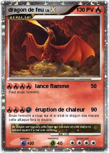 Pokemon dragon de feu