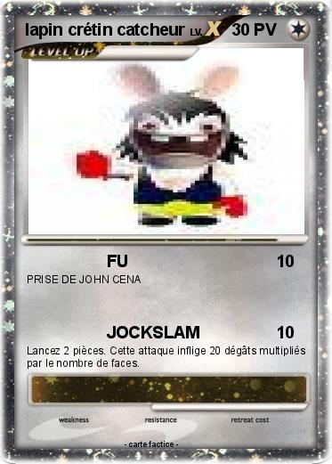 Pokemon lapin crétin catcheur