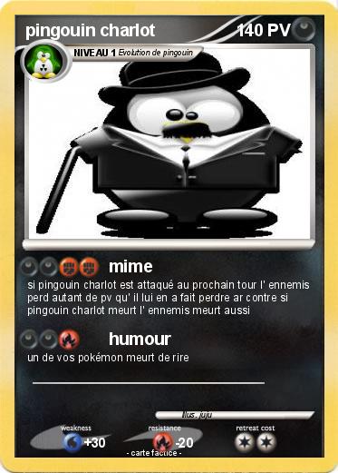 Pokemon pingouin charlot