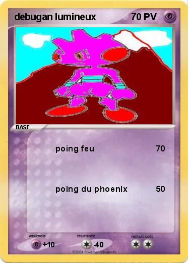 Pokemon debugan lumineux