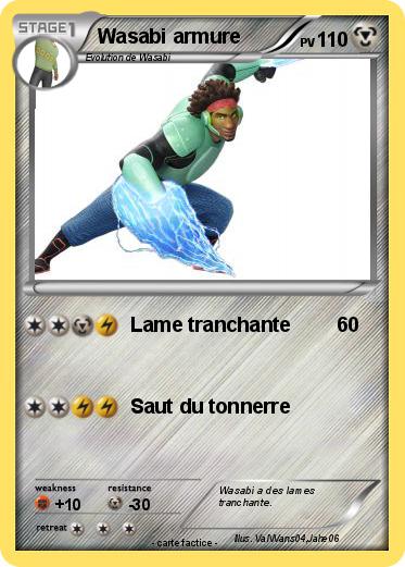 Pokemon Wasabi armure