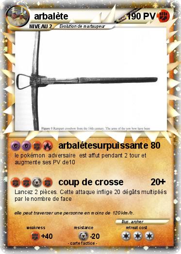 Pokemon arbalète